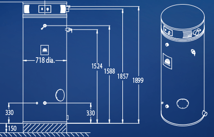 Gas fired water heaters from Andrews Water Heaters Andrews Cad
